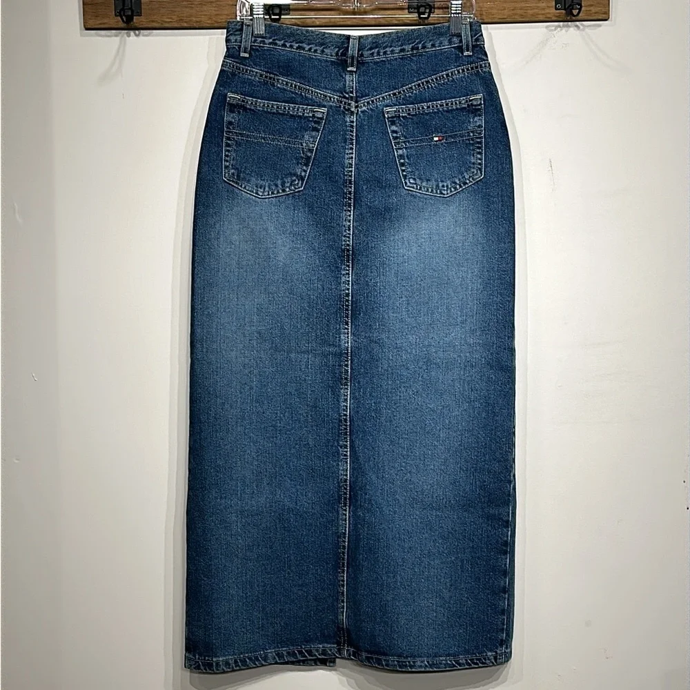 Vintage Tommy Hilfiger Maxi denim skirt - Picture 2 of 13